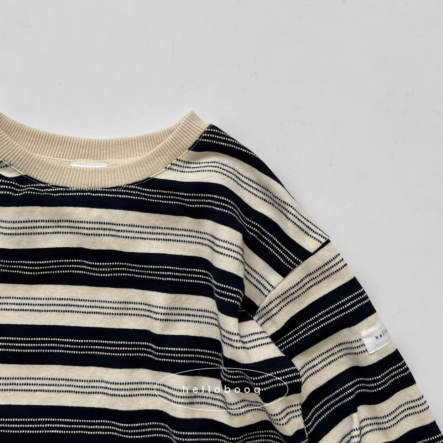 stitch border long tee