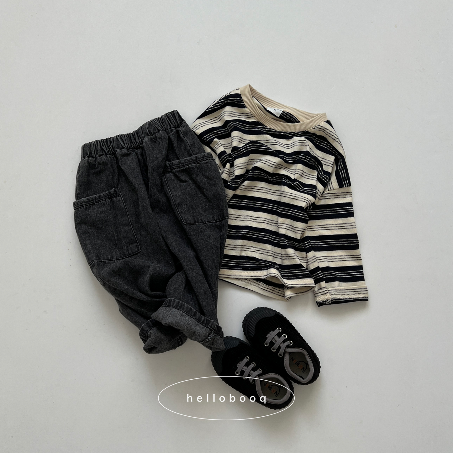 stitch border long tee