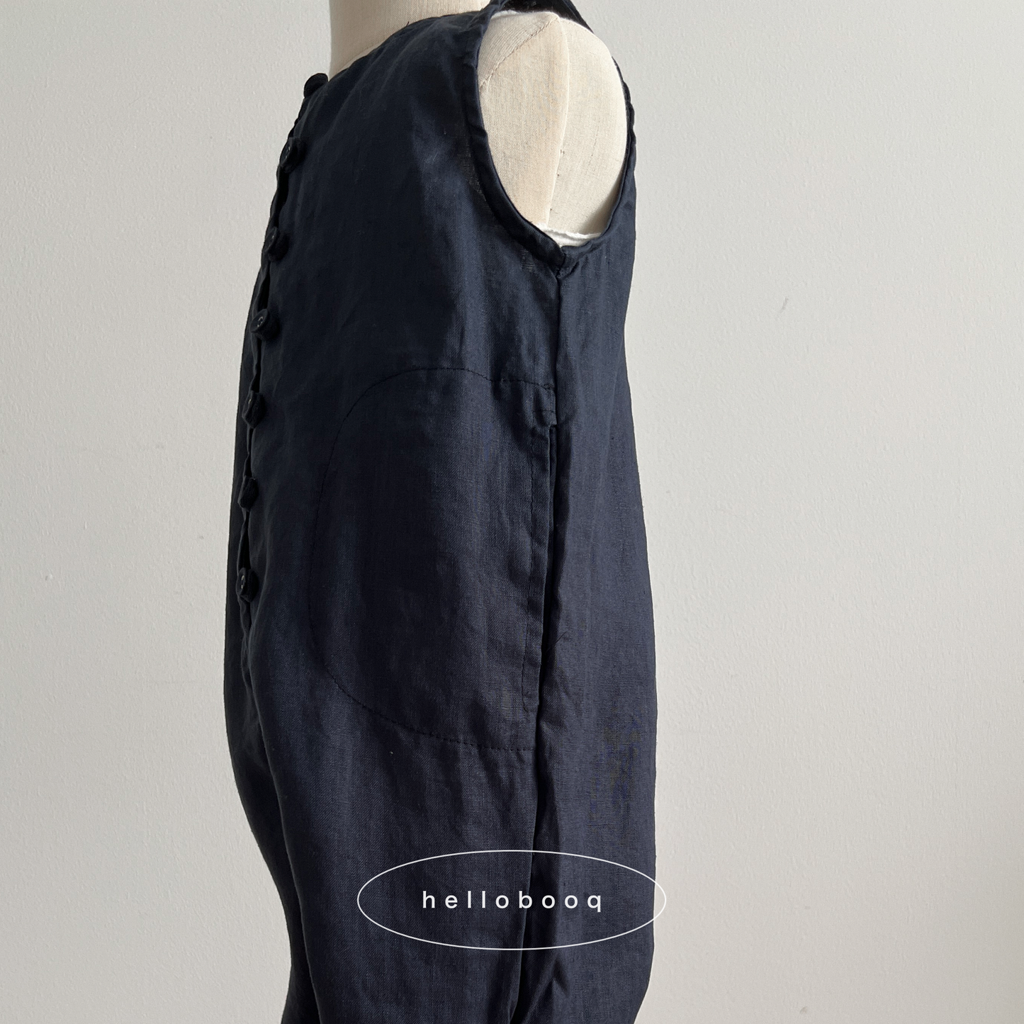 front button salopette
