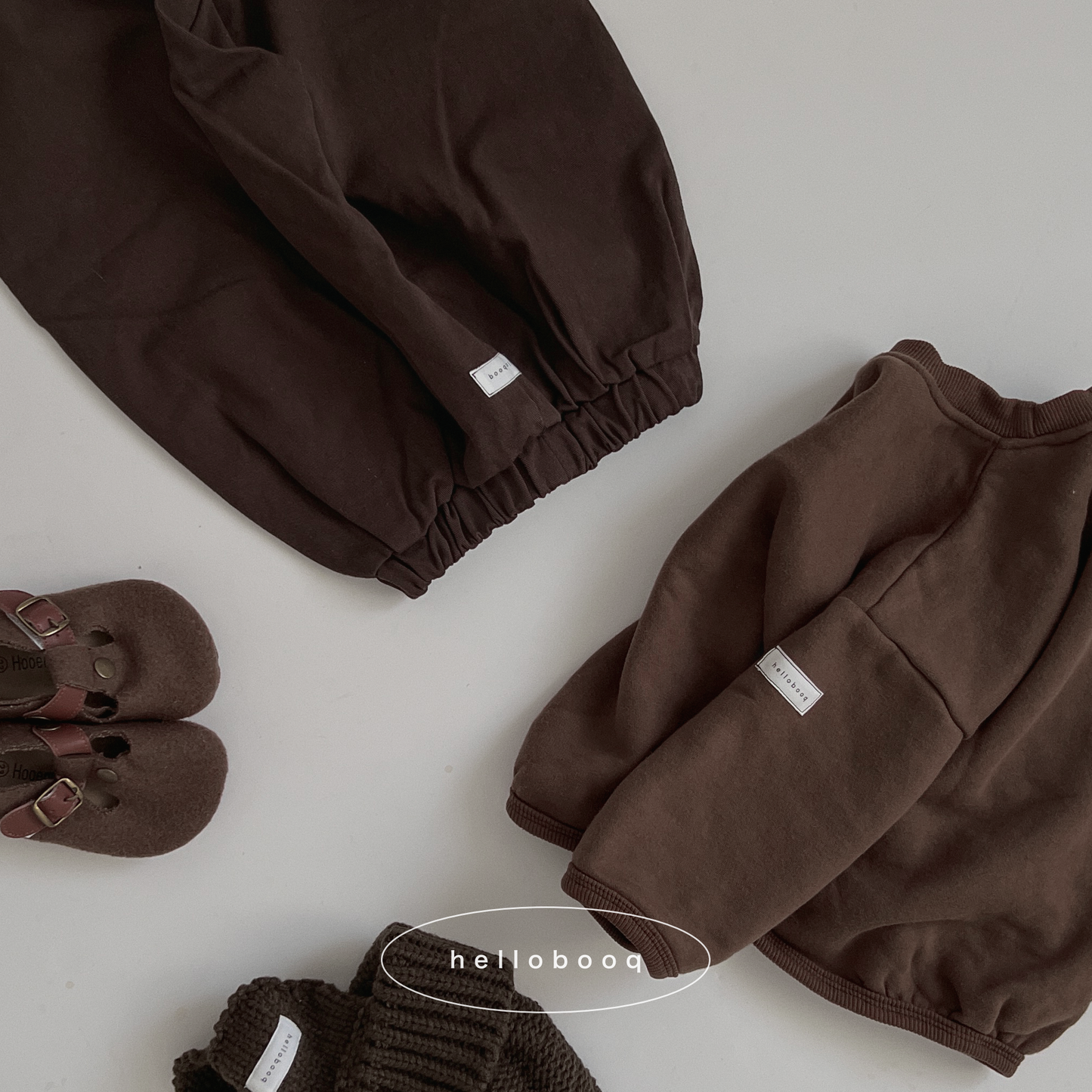back tag cotton pants