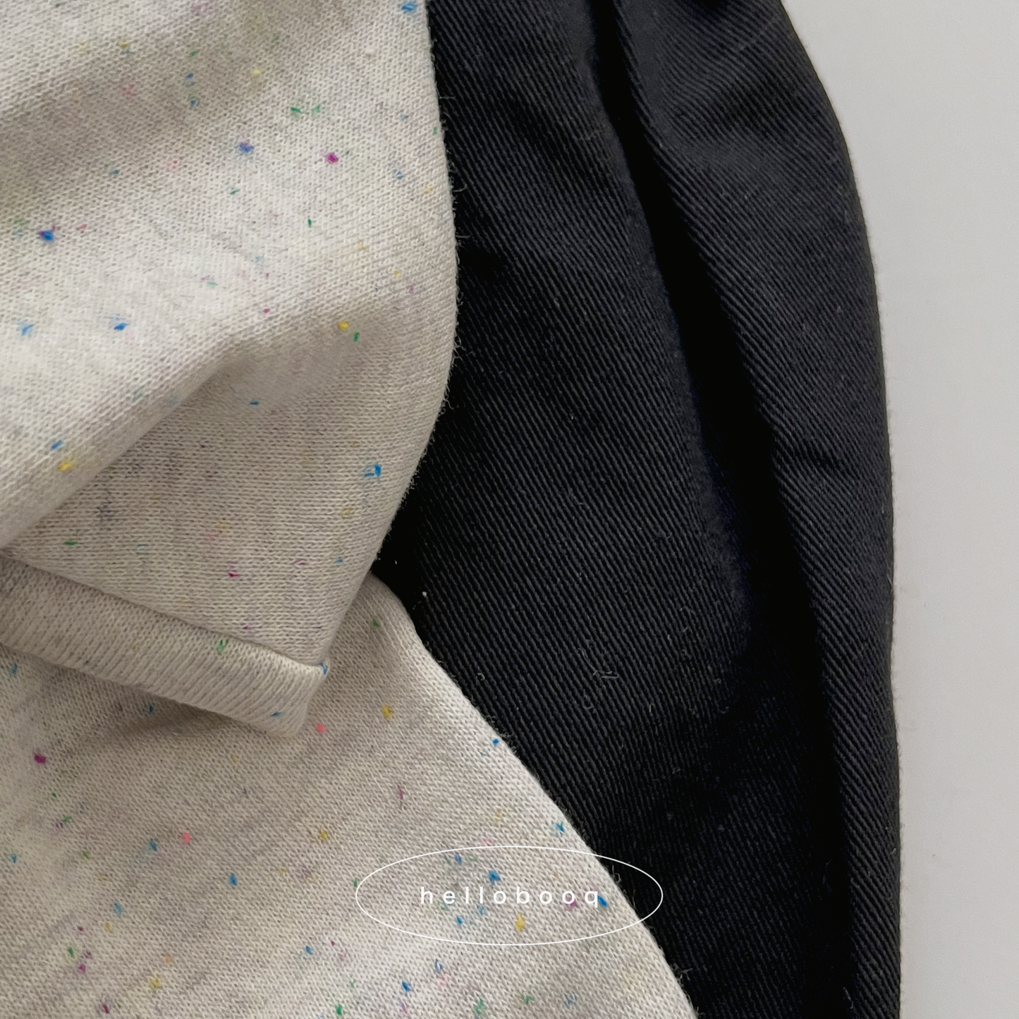 back tag cotton pants