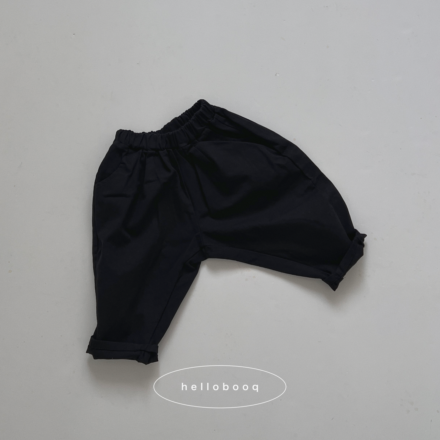 back tag cotton pants