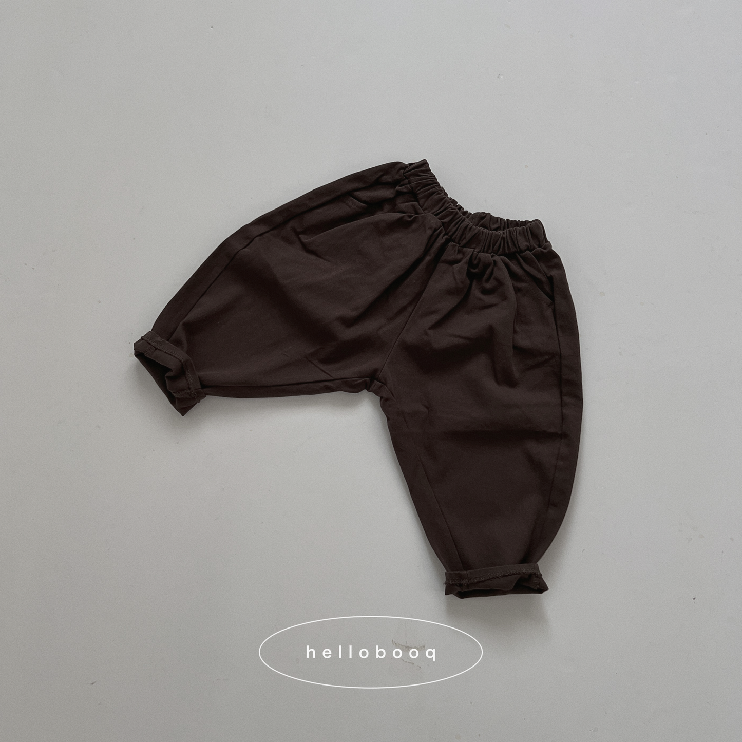 back tag cotton pants