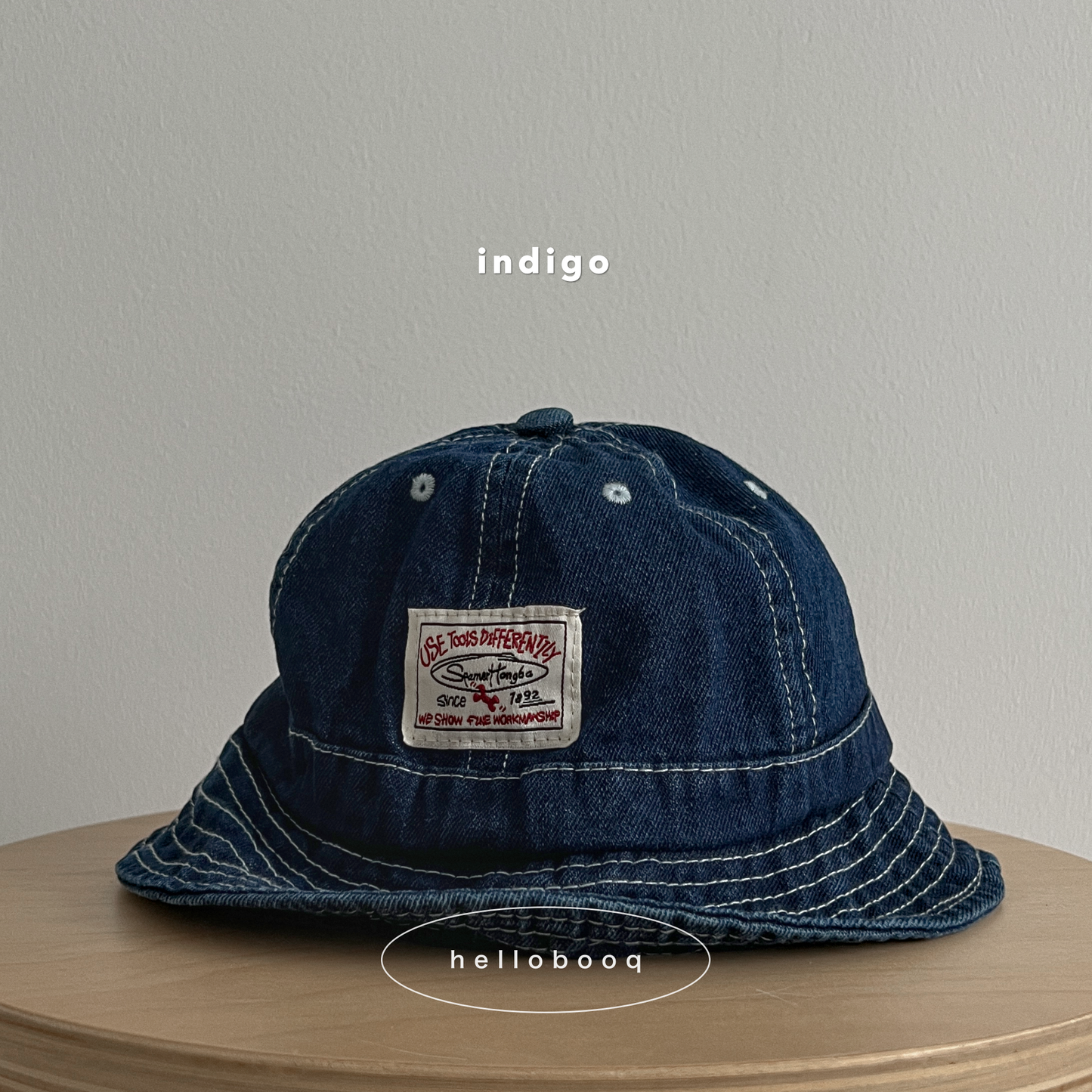denim bucket hat