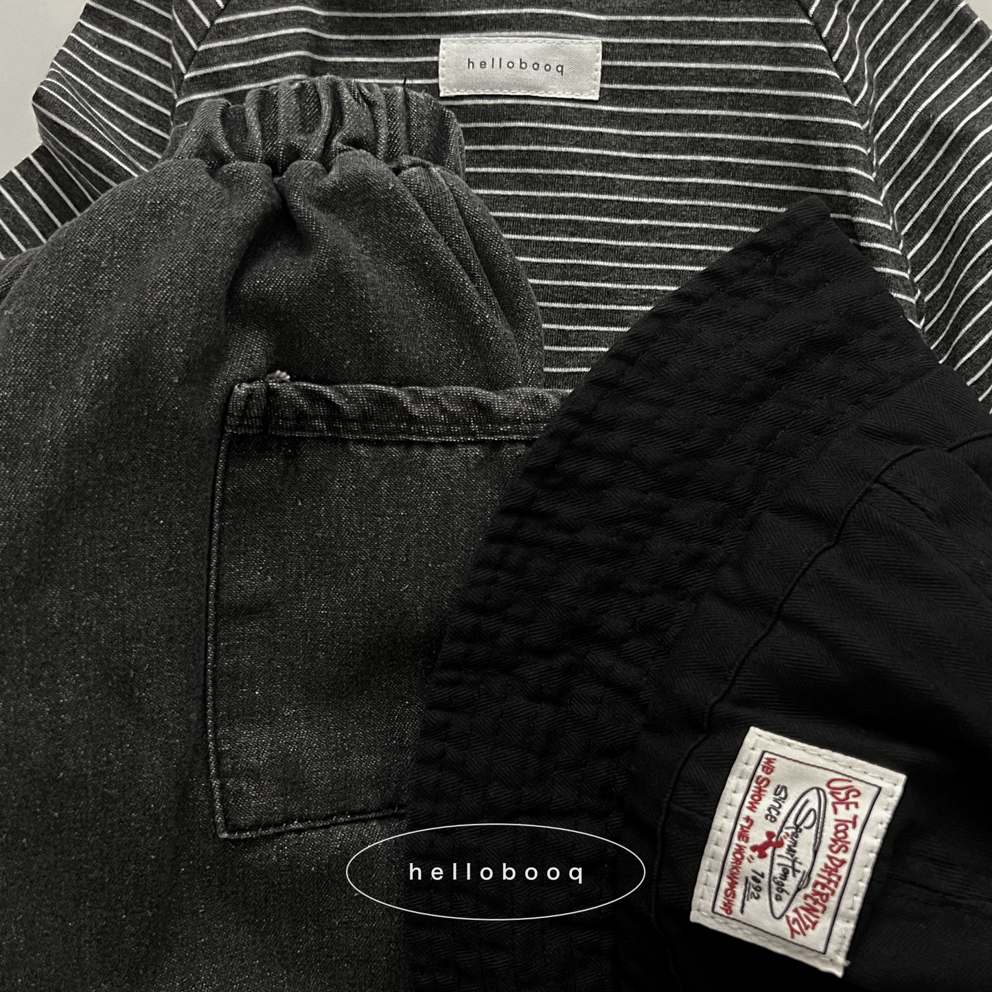denim bucket hat