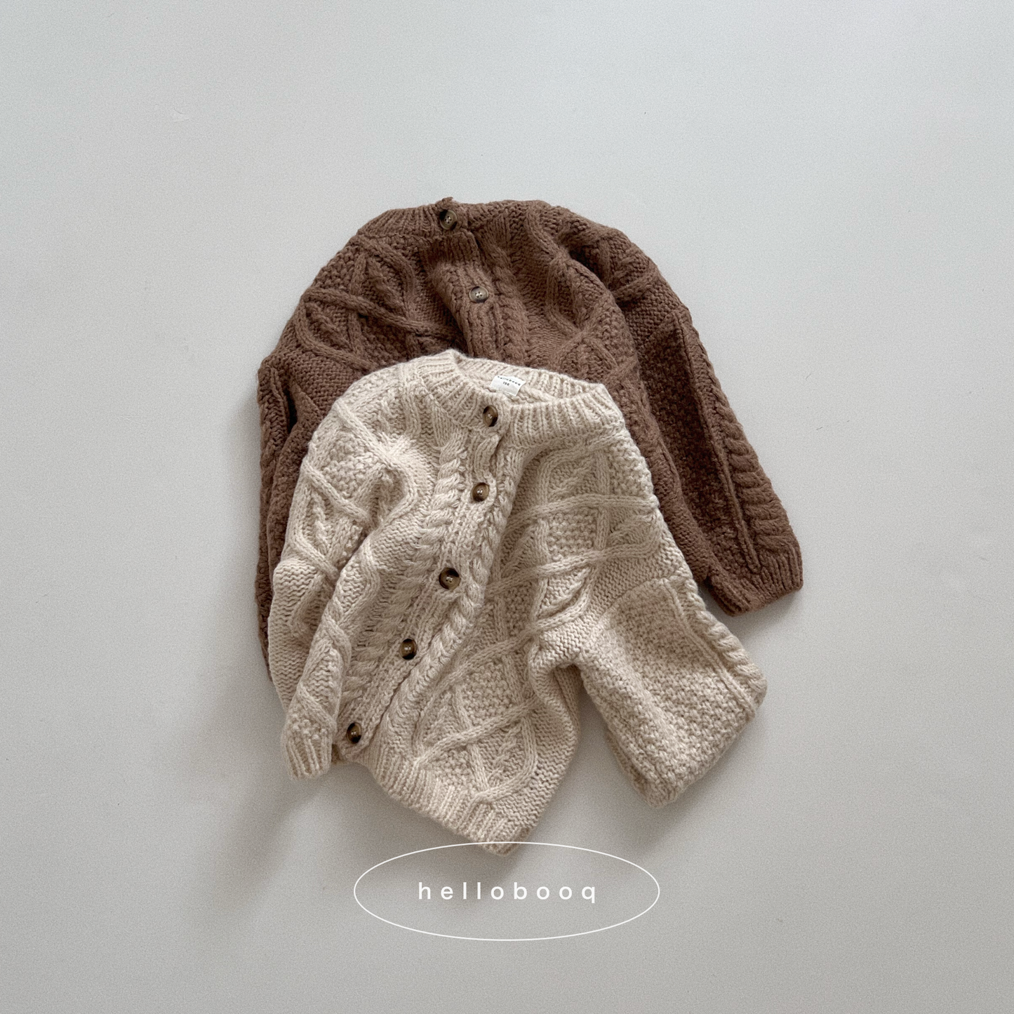 cable knit cardigan