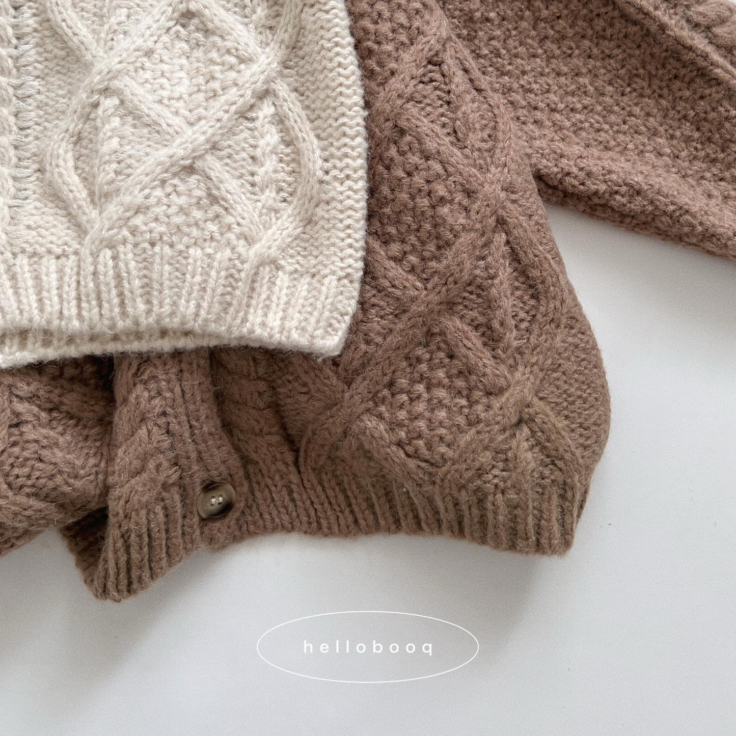 cable knit cardigan