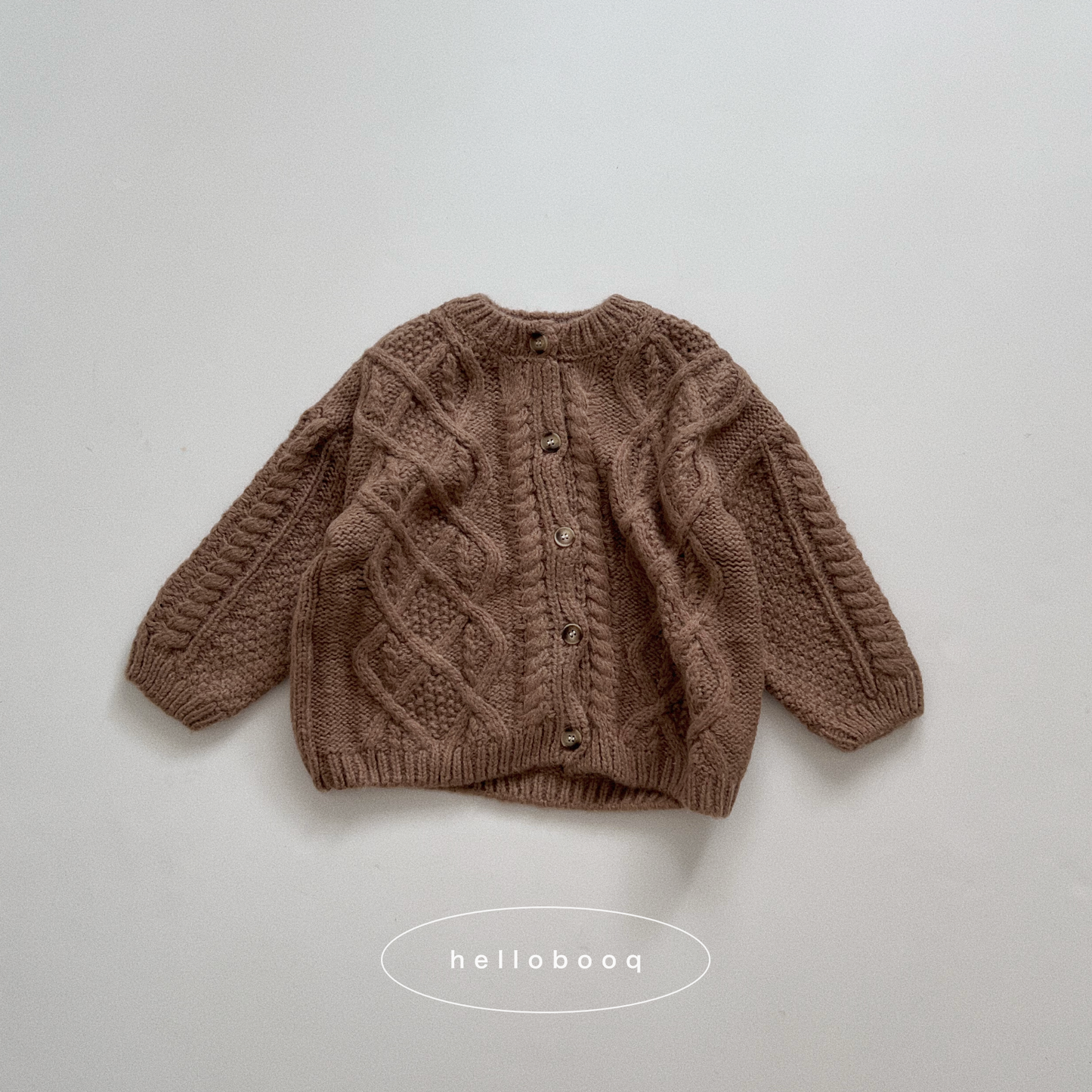 cable knit cardigan
