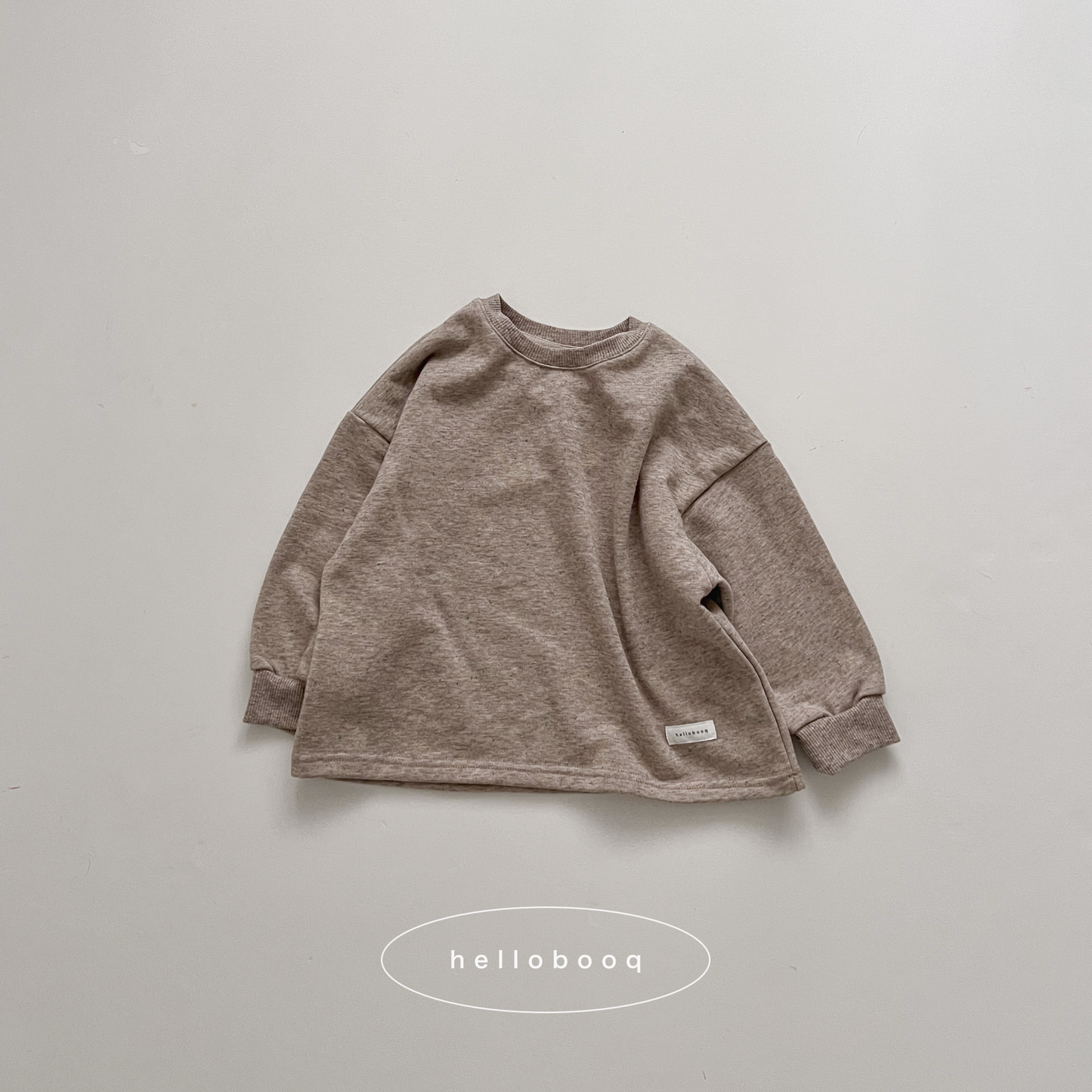 【 2次受注 】nefu sweat long tee #brown / 11月下旬から12月中旬発送予定