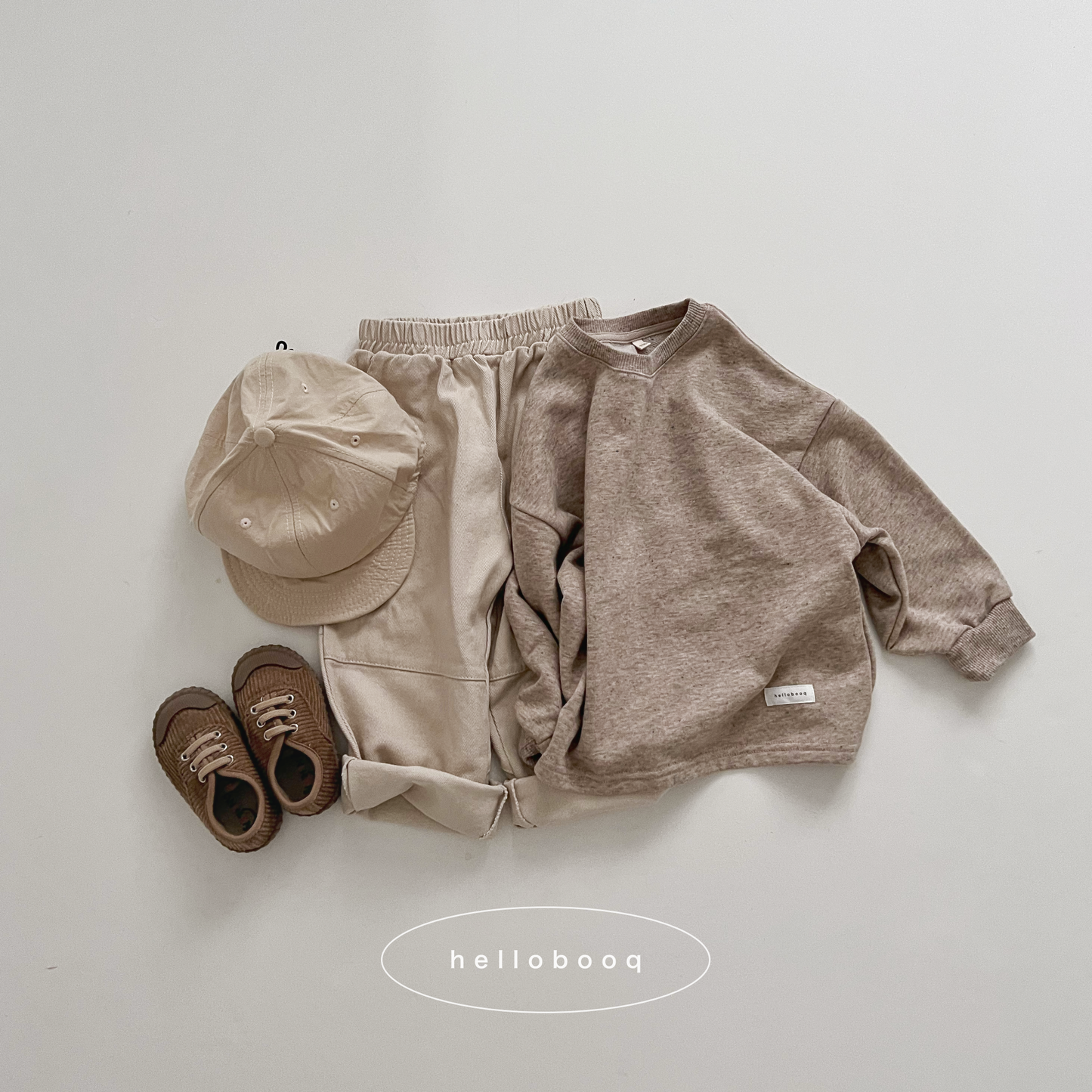 【 2次受注 】nefu sweat long tee #brown / 11月下旬から12月中旬発送予定