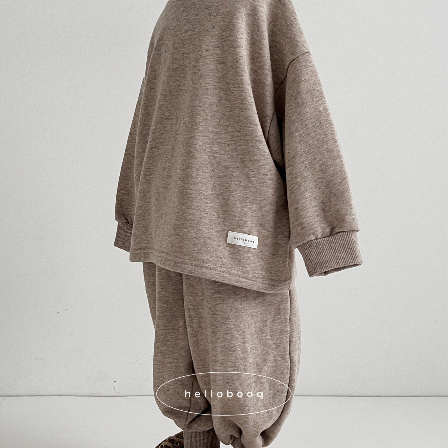 【 2次受注 】nefu sweat long tee #brown / 11月下旬から12月中旬発送予定