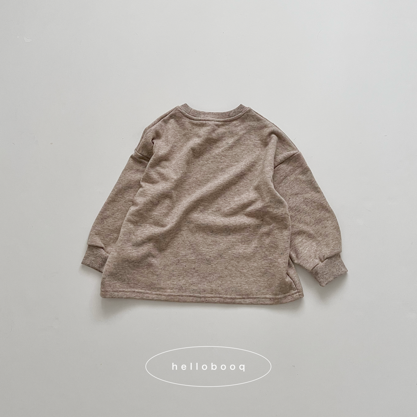 【 2次受注 】nefu sweat long tee #brown / 11月下旬から12月中旬発送予定