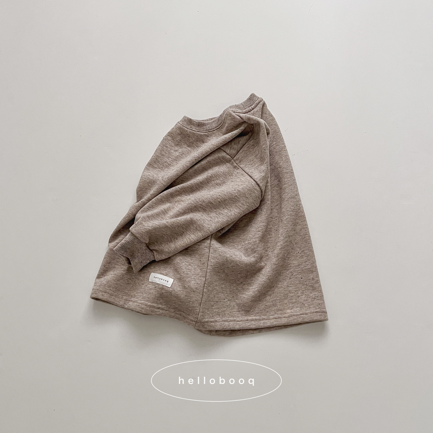 【 2次受注 】nefu sweat long tee #brown / 11月下旬から12月中旬発送予定