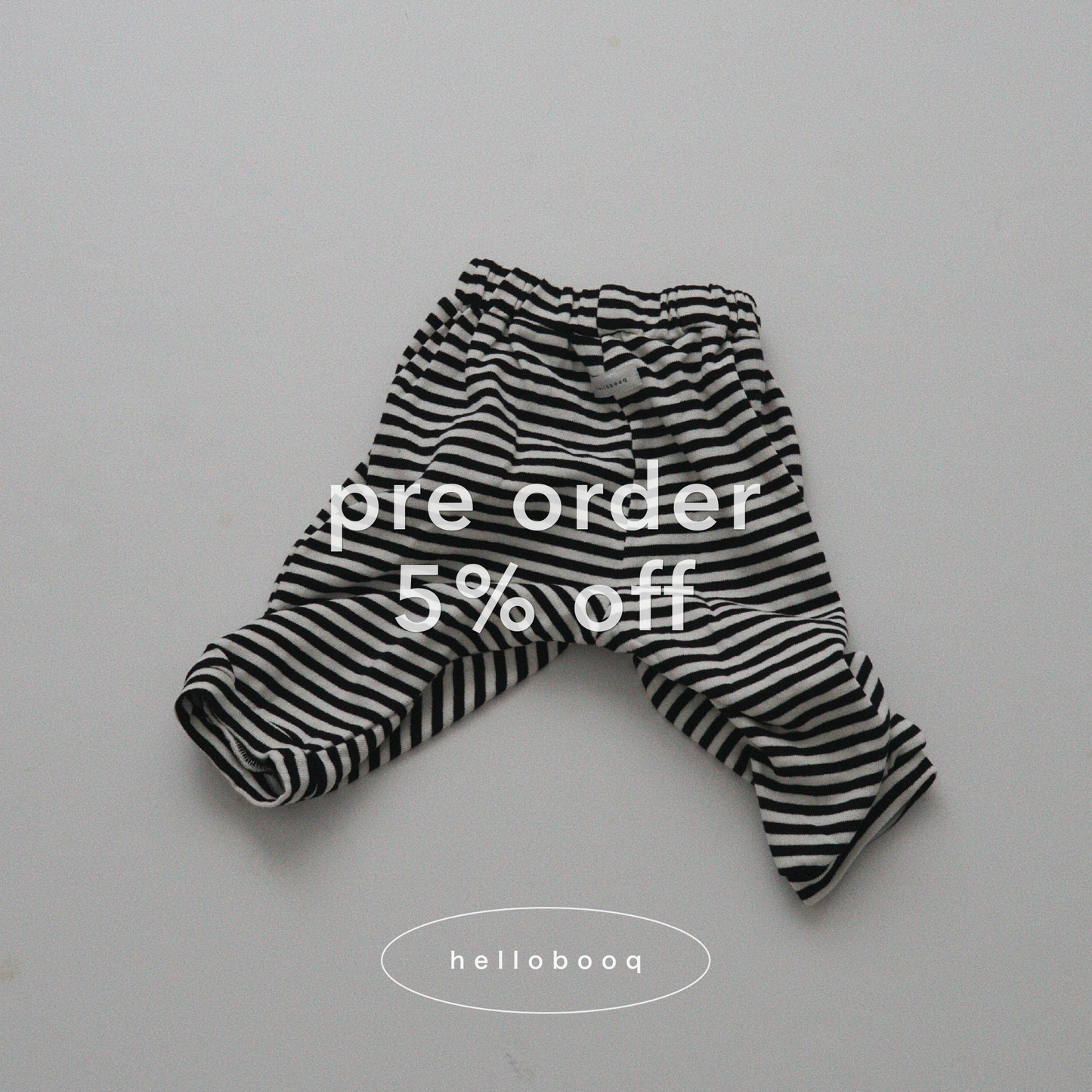 【 ご予約5%off 】mono stripe pants