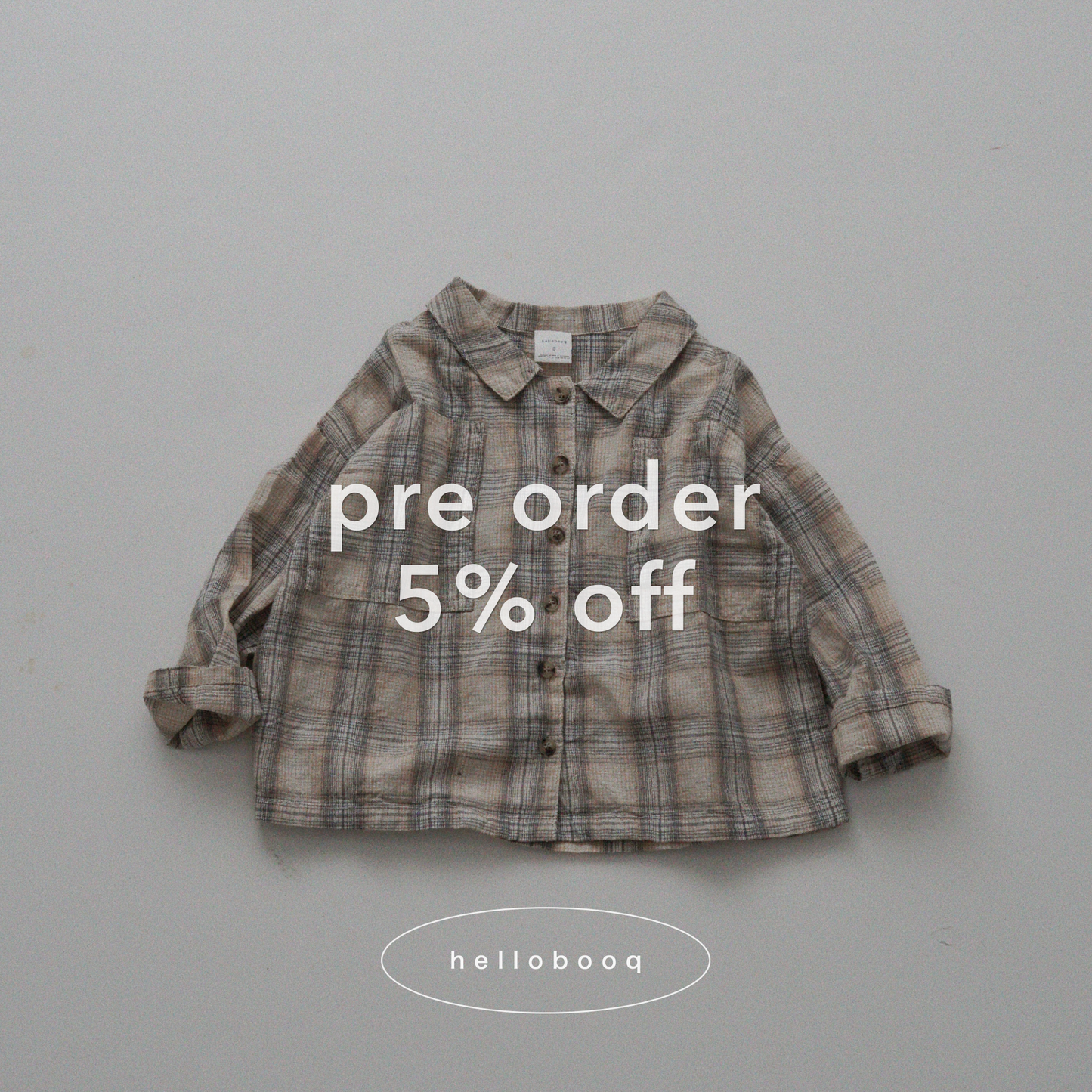 【 ご予約5%off 】soften check shirt