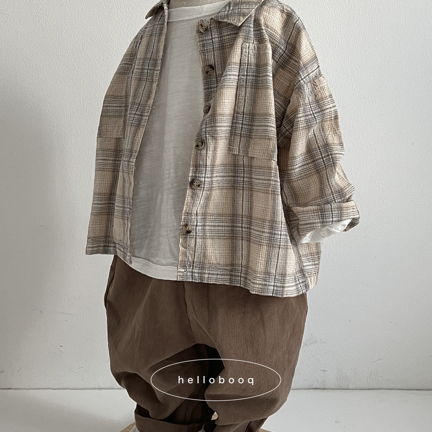 【 ご予約5%off 】soften check shirt