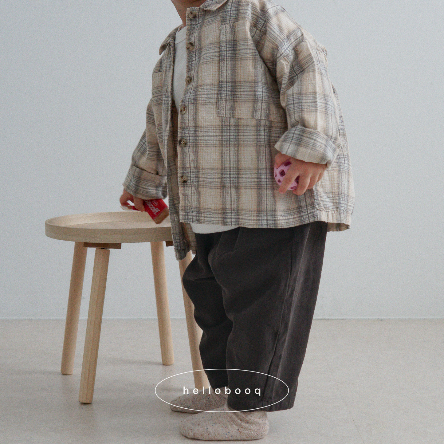 【 original 】soften check shirt