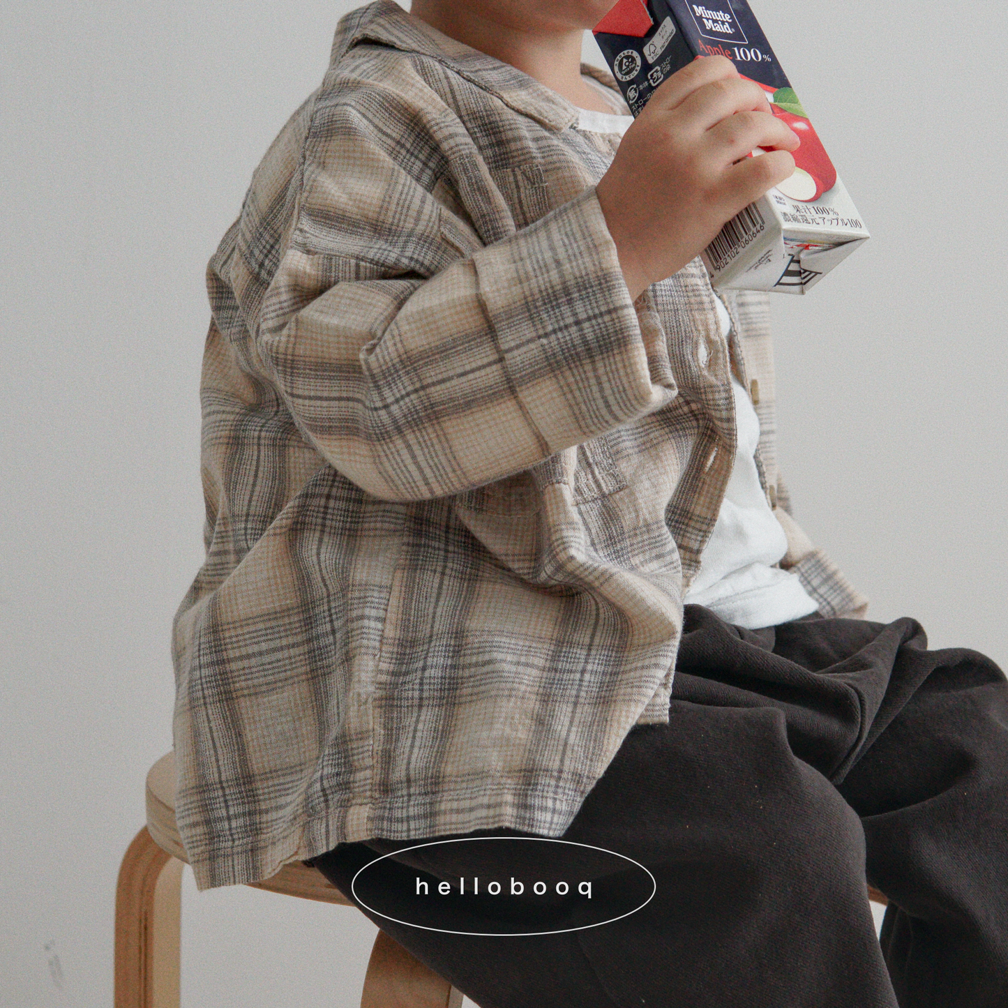 【 original 】soften check shirt
