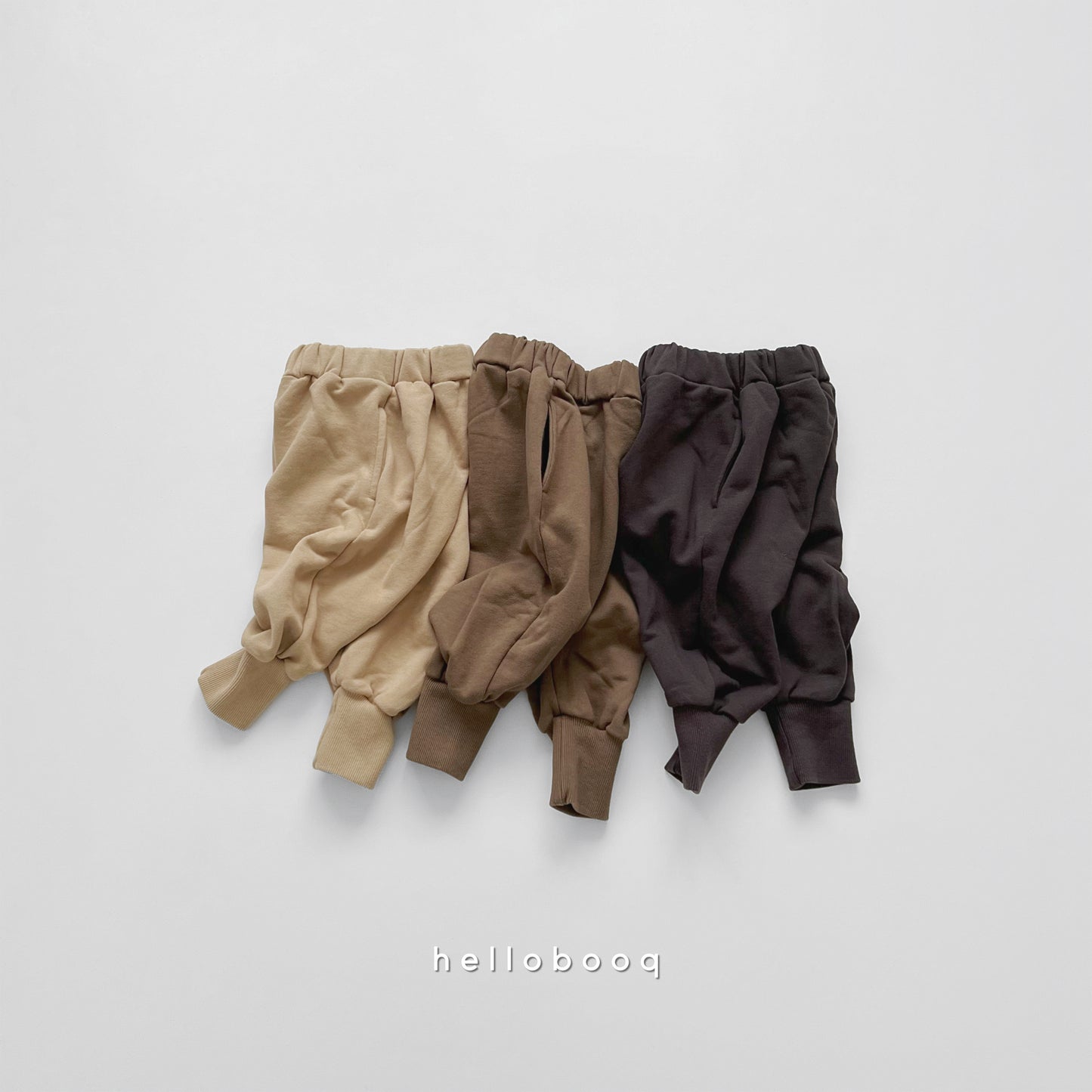 rib sweat jogger pants