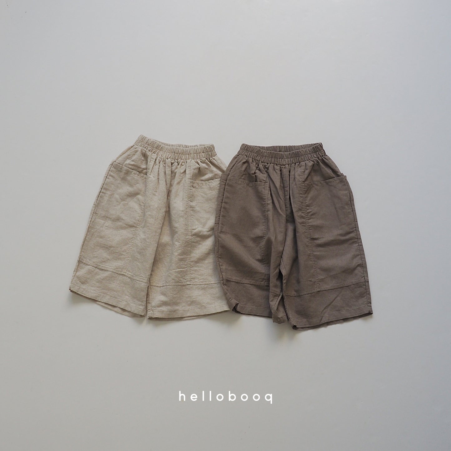 linen half pants