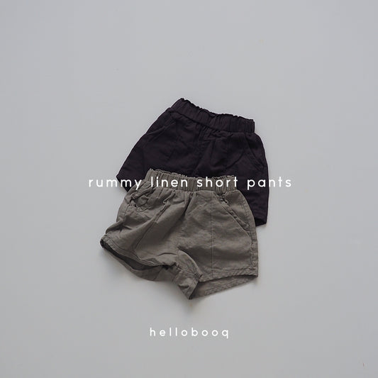 rummy linen short pants