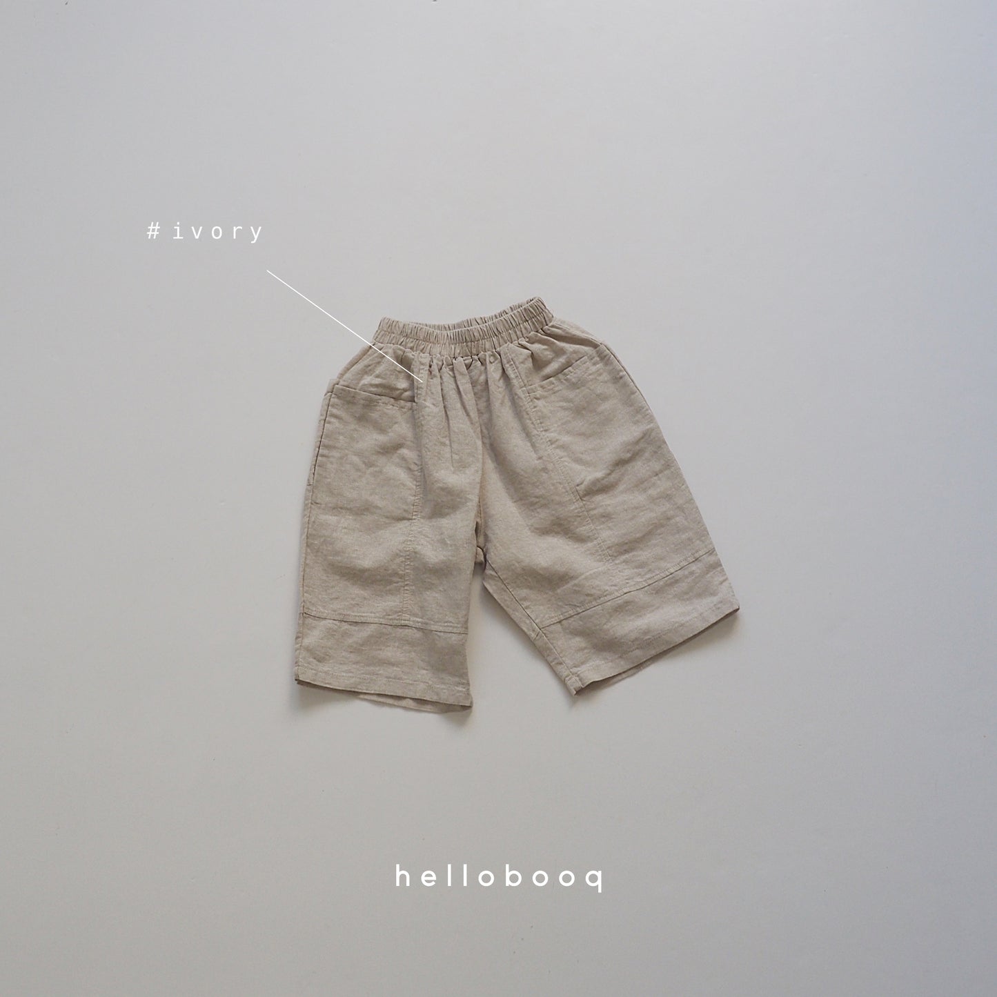 linen half pants
