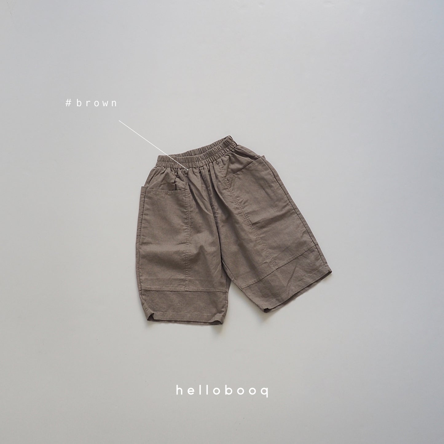 linen half pants