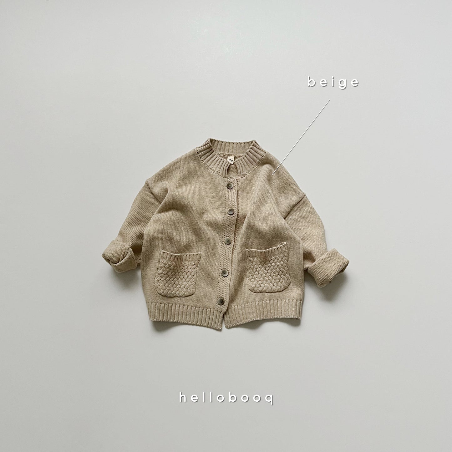 stand collar cardigan