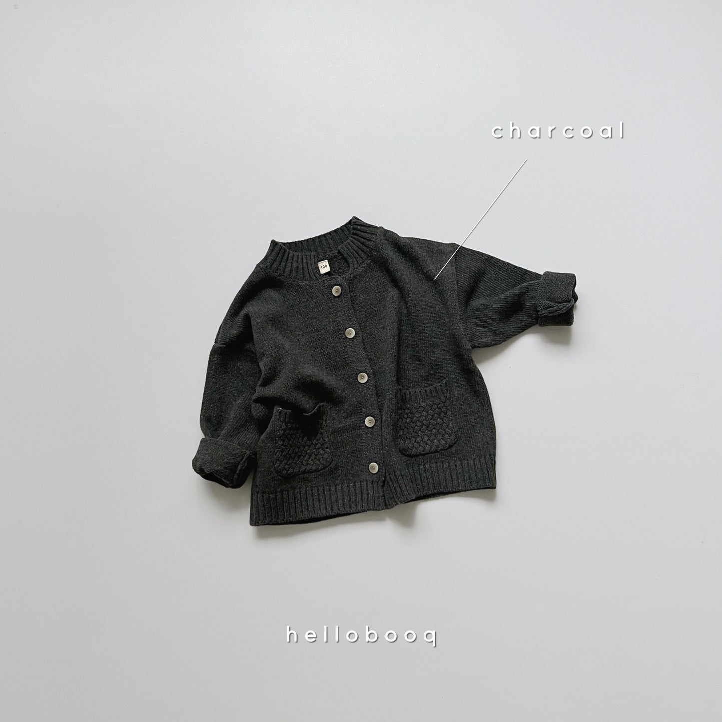 stand collar cardigan