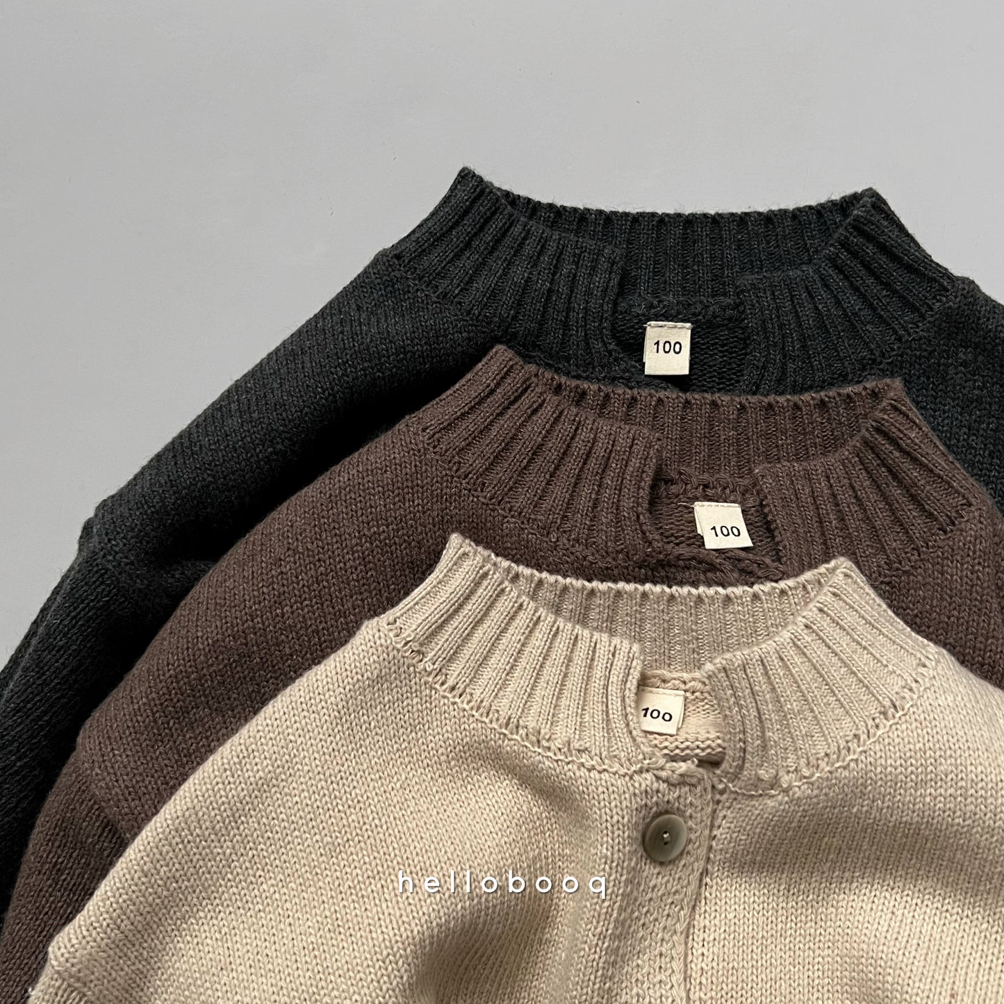 stand collar cardigan