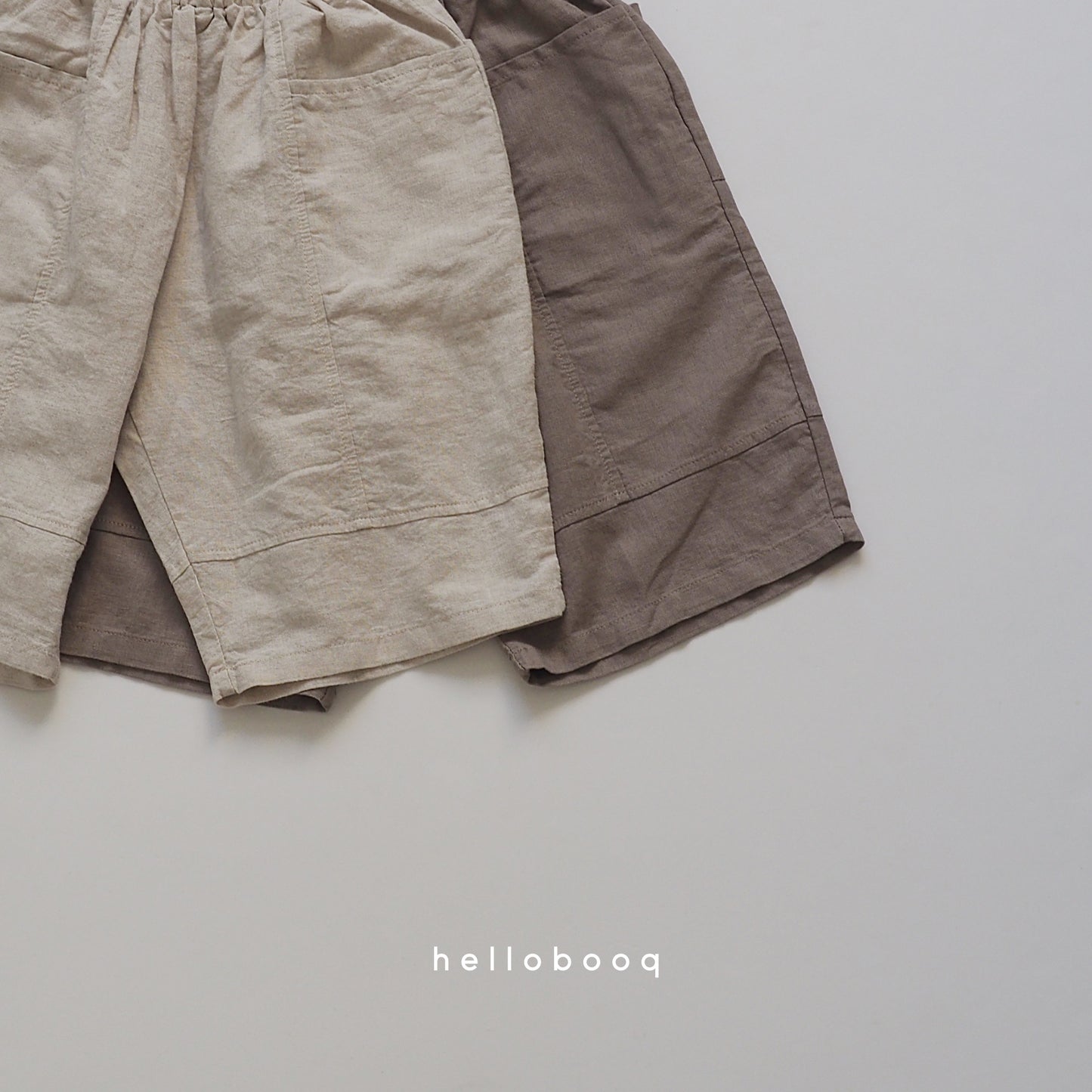 linen half pants