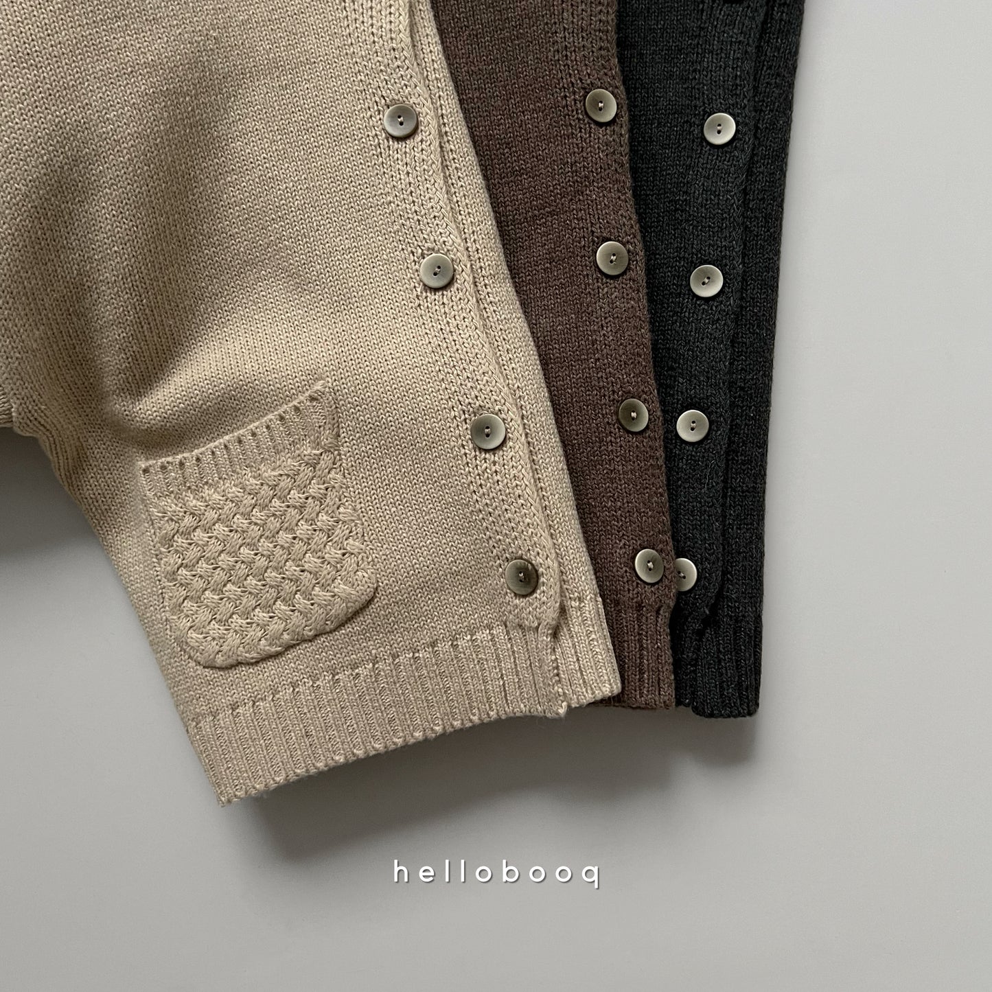 stand collar cardigan