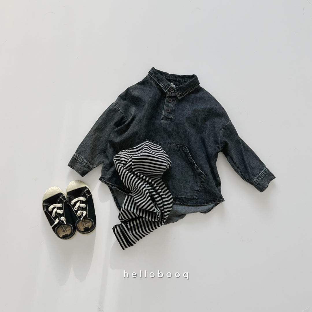 【 original 】denim anorak shirt