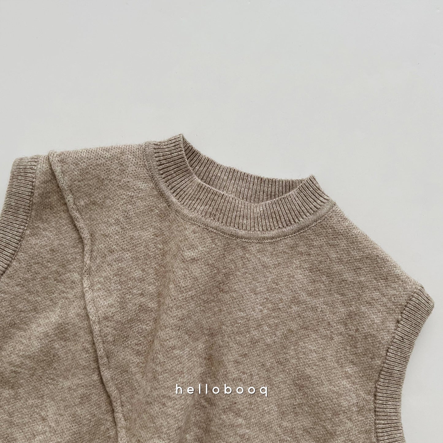 asymmetry knit vest