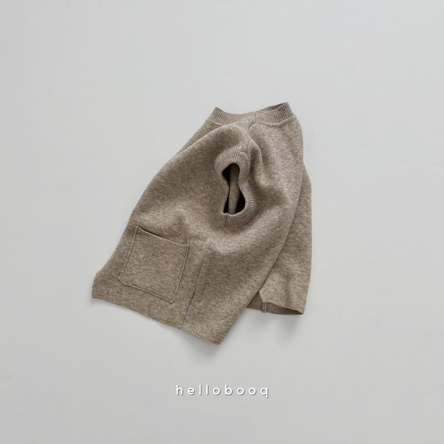 asymmetry knit vest