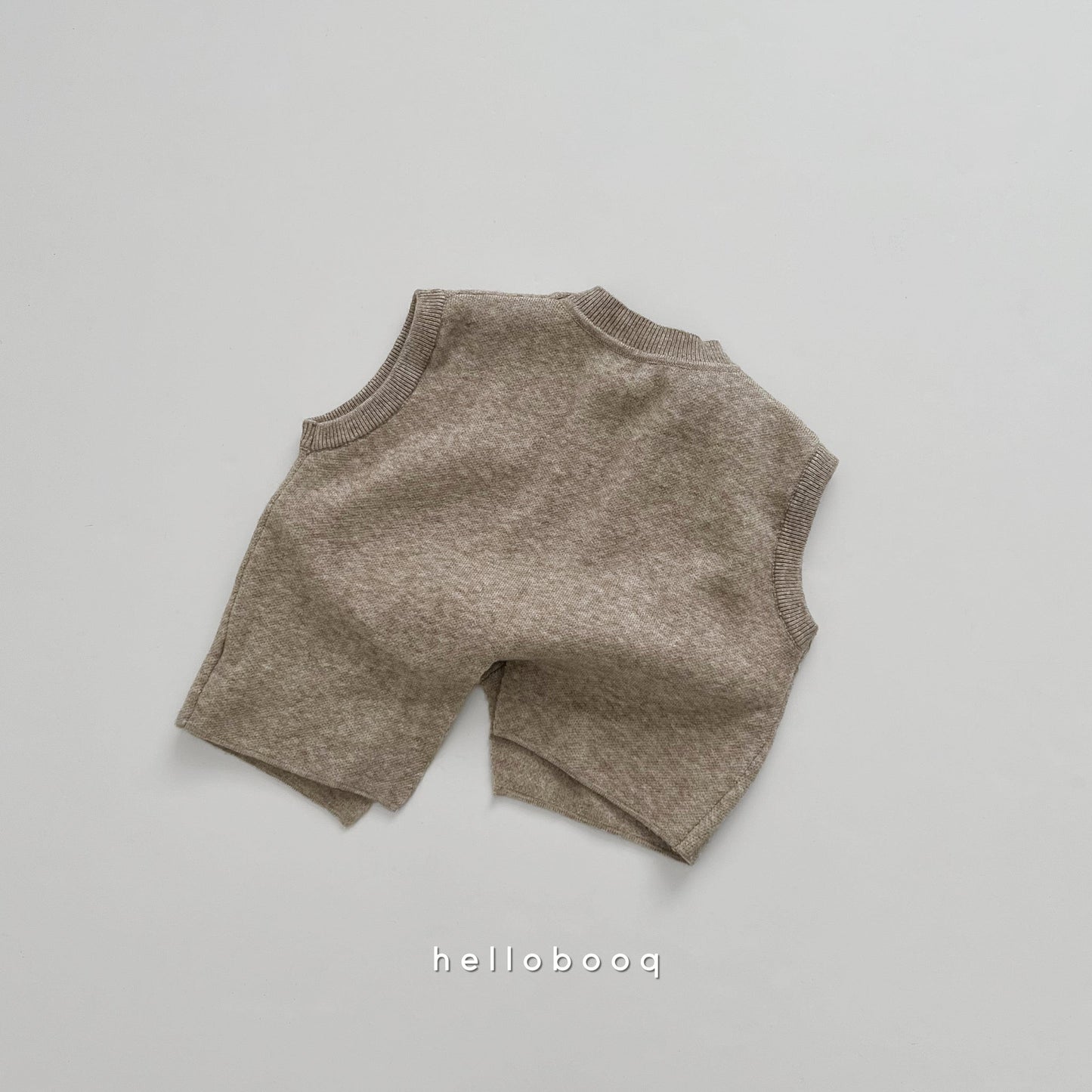 asymmetry knit vest