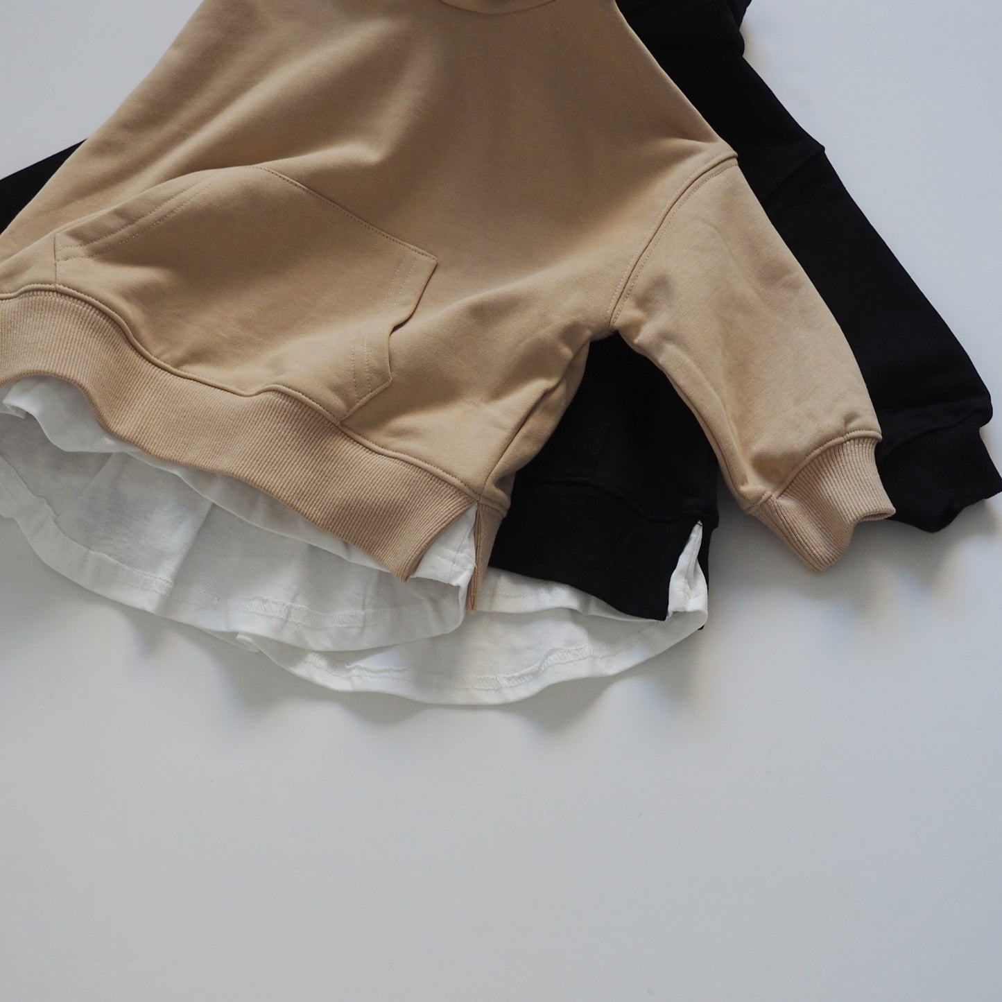 docking layered pull hoodie