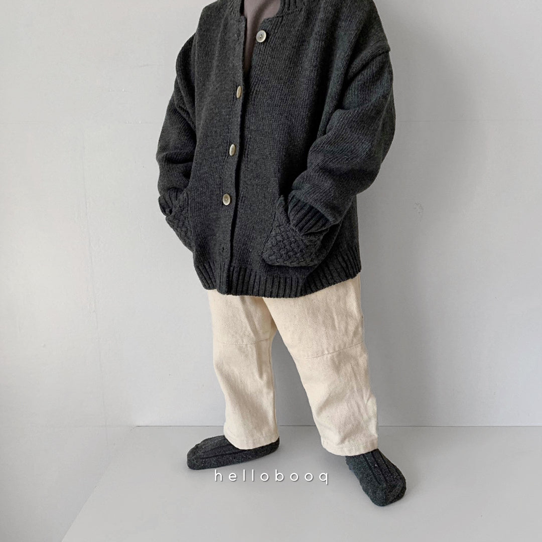 stand collar cardigan