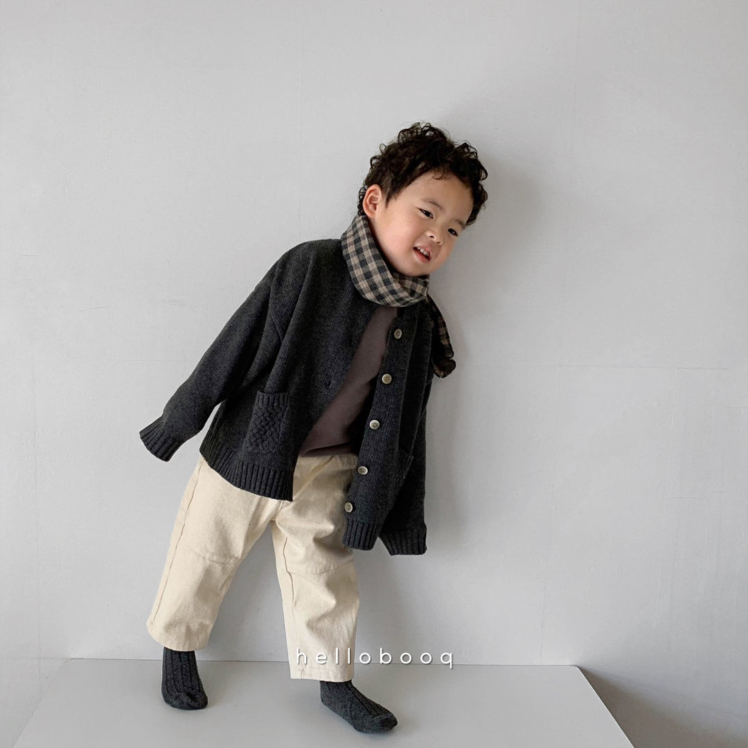 stand collar cardigan