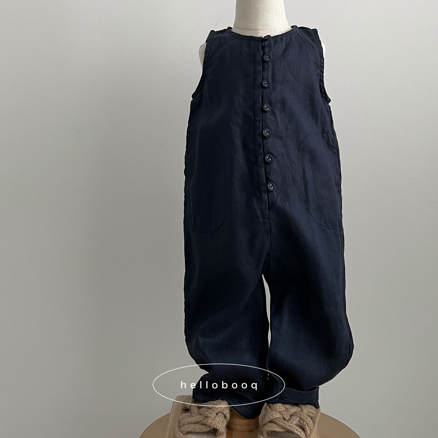 front button salopette