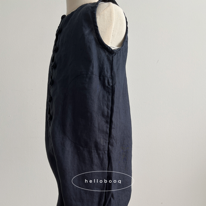 front button salopette