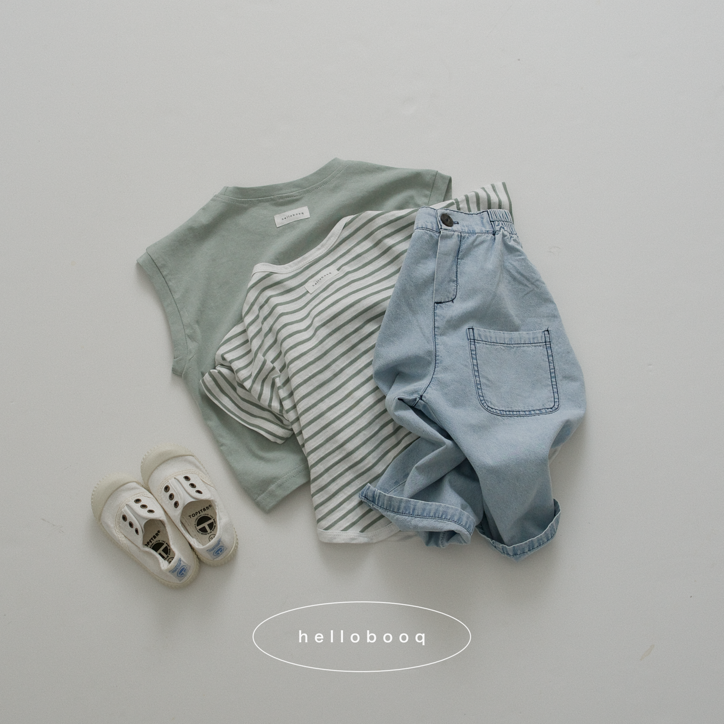 【 original 】pail border tee