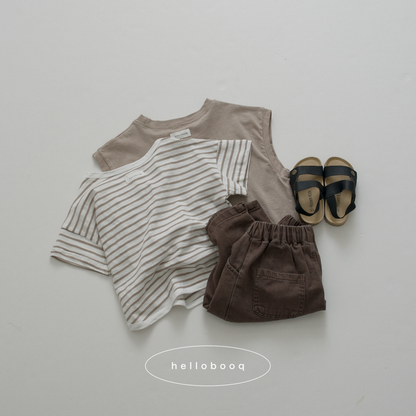 【 original 】pail border tee