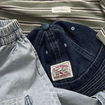 denim bucket hat