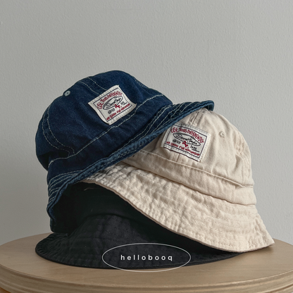 denim bucket hat