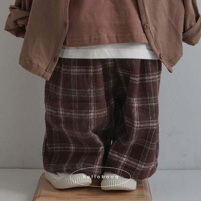 【 ご予約5%off 】brownie check pants