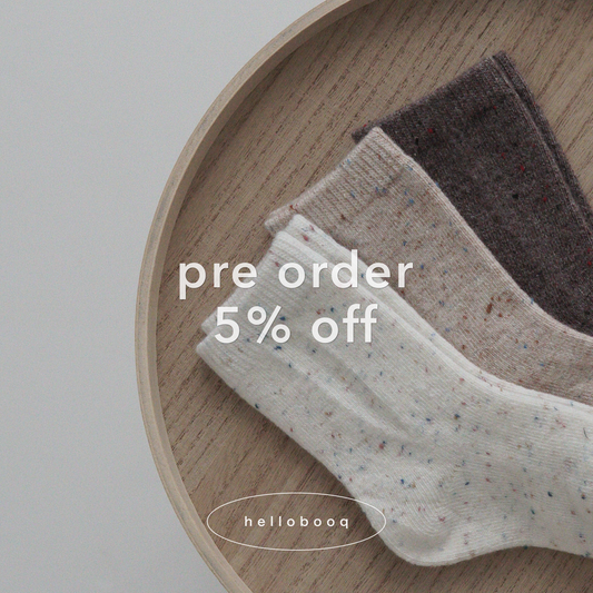 【 ご予約5%off 】color nep socks