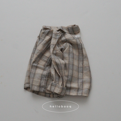【 ご予約5%off 】soften check shirt