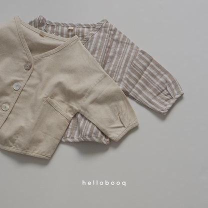 cotton linen cardigan